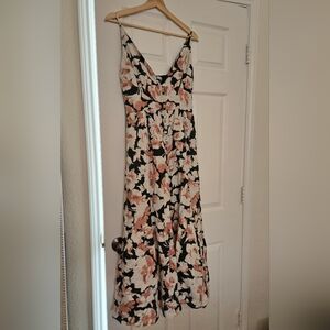 Abercrombie And Fitch Floral Maxi Dress Size Medium Petite